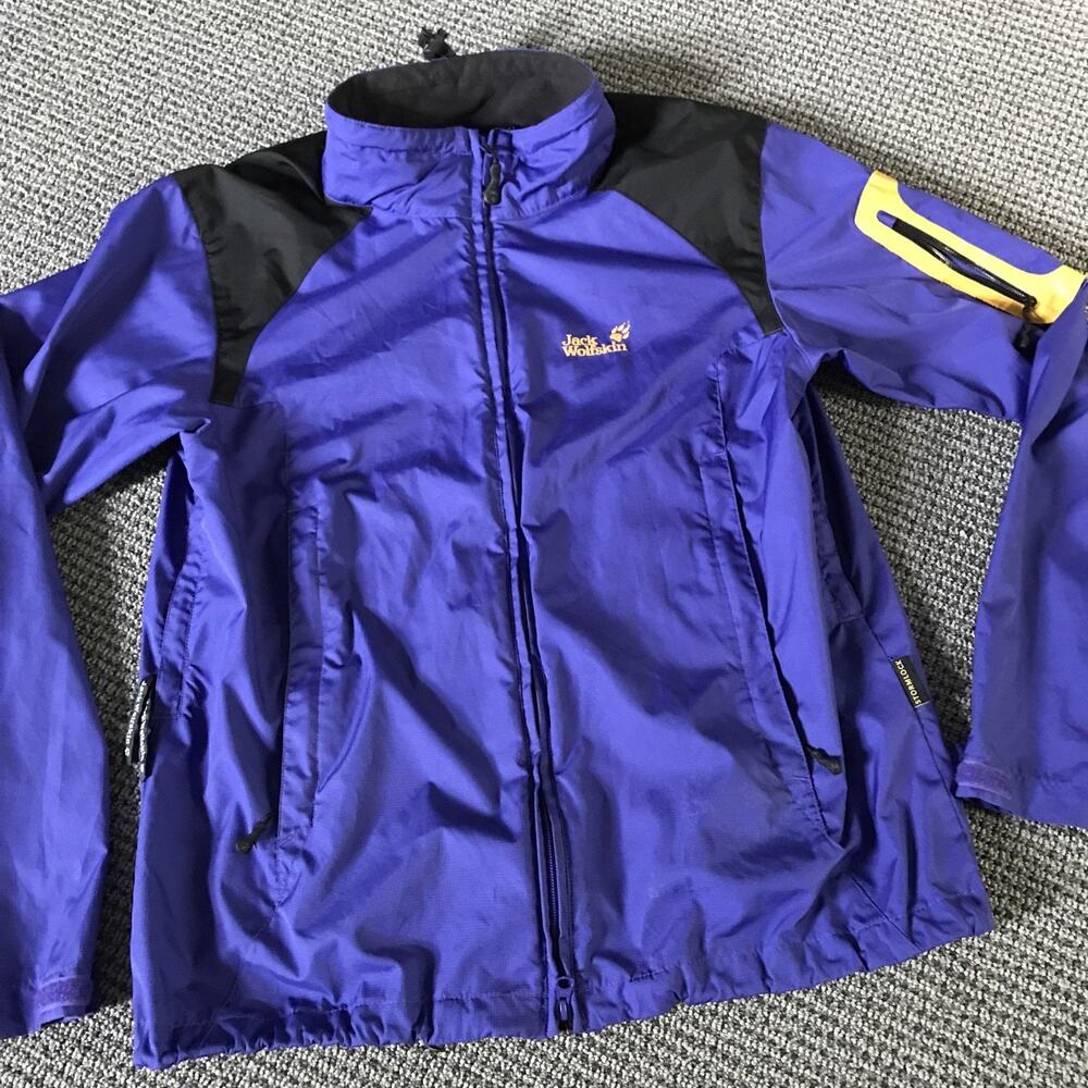 Jack Wolfskin Womens Performance Jacket XL‎ Purple EUC Stormlock